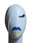 Манекен женский с макияжем Сиваян белый Аватар-2 + губы Украина и ресница Сон