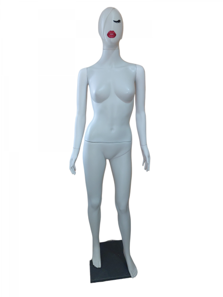Манекен женский макияж Сиваян белый Аватар-2 + губы Оля и ресница Сон