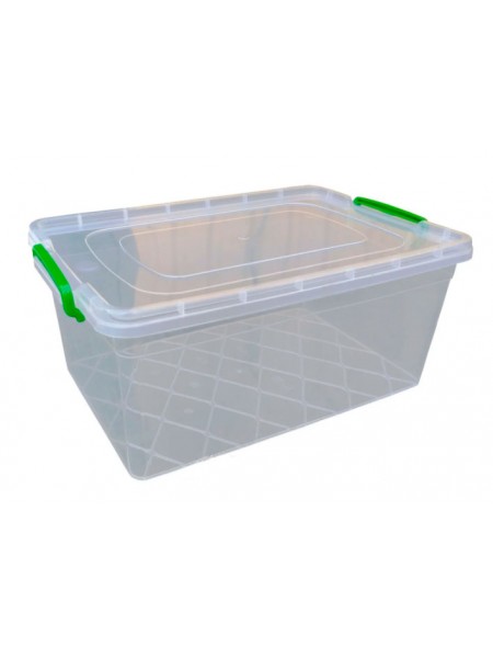 Пищевой контейнер пластиковый с защелками (судок) 15 л глубокий тм «Г» 