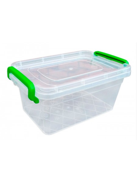 Пищевой контейнер пластиковый с защелками (судок) 2 л тм «Г»