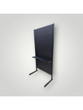 Стеллаж торговый перфорация и 1полка H2050 L960 №2