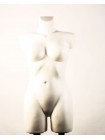 Манекен брючный женский Венера белый перламутровый с креплениями для двойной подставки