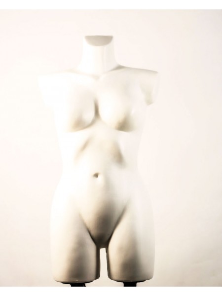 Манекен брючный женский Венера белый высший сорт на двойной подставке