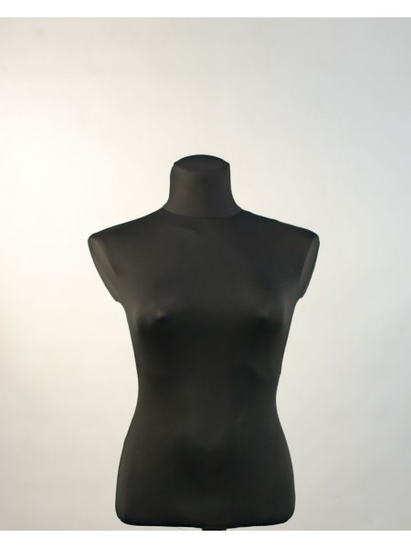 Манекен женский пластмассовый для витрины Маша в тканевом чехле