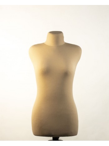 Манекен портновский бежевый кремовый полумягкий модель Любовь 40 размер
