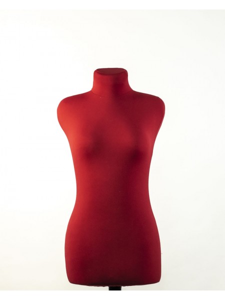 Манекен портновский полумягкий красный модель Любовь 40 размер