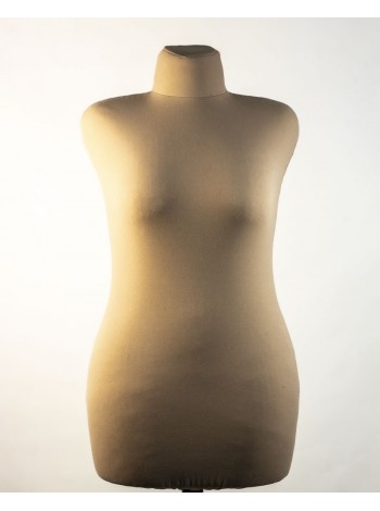 Манекен швейный телесного цвета Вика 50 в кремовой ткани