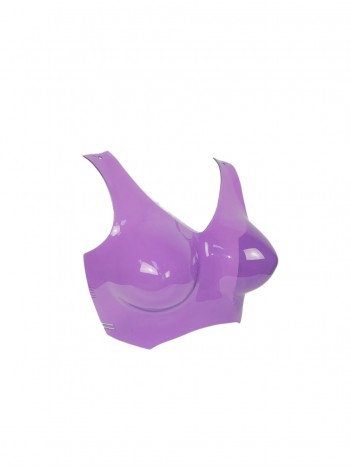 Манекен пластиковый объемный тонированный(фиолет)(0.25) для презентации белья «Бюст с лямками» GPPS2