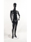 Дитячий чорний глянцевий Аватар (H-16) 130 см