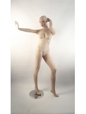 Манекен женский реалистичный Q 27 танцующая телесная