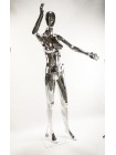 Манекен женский с зеркальной поверхностью FE-7S (серебро)