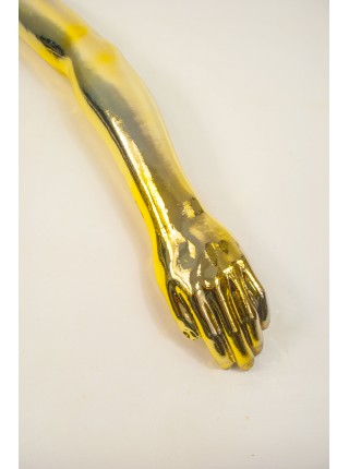 Рука мужская правая с гальваническим покрытием (золото)
