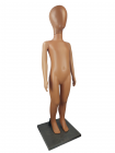Манекен дитячий тілесний безликий 120 см на підставці