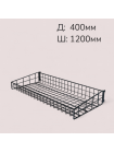 Кошик до опори перфорованої L1200 W400 H75/125 чорна