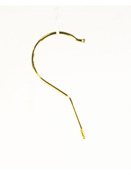 Крючок для плечиков 3,5 х 98 мм KE блестящий золотистый (gold plated)