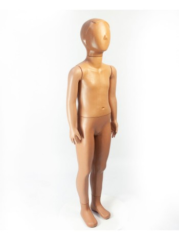 Манекен детский в полный рост пластиковый "Школяр" аватар телесный без подставки