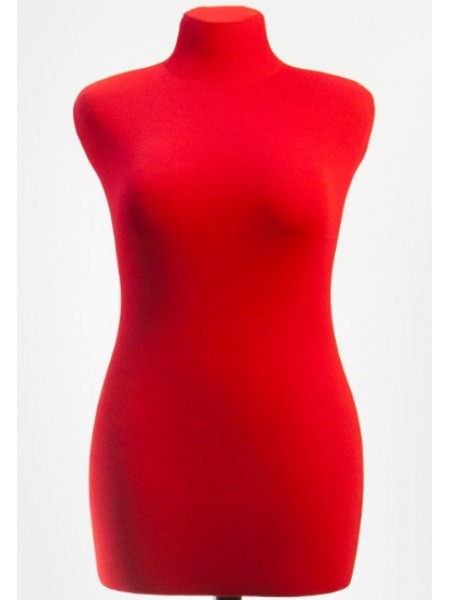 Тканевый чехол для манекена «Любовь» 50 размер красный