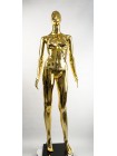 Манекен женский блестящий Сиваян Аватар-2 (золото)