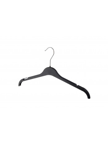 Плечики пластиковые для мужской трикотажной одежды ВТ-1 45 см S3black (черные)
