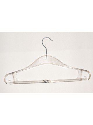 Плечики пластиковые прозрачные для тяжелой одежды Турок-2 GPPS1 39 см