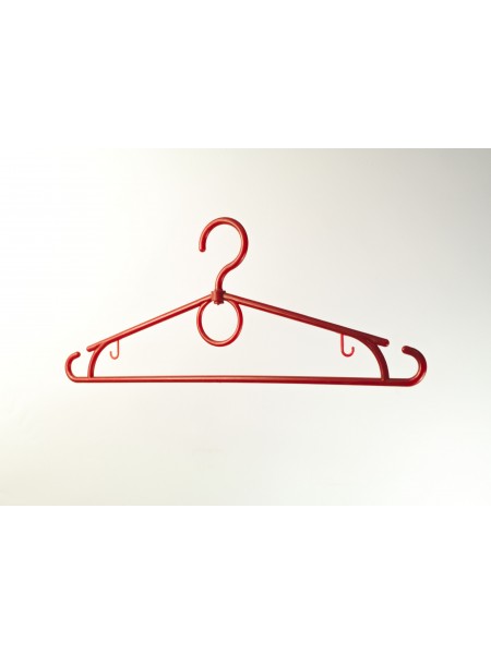 Плечики пластиковые для легкой одежды "Лето" красные 39 см