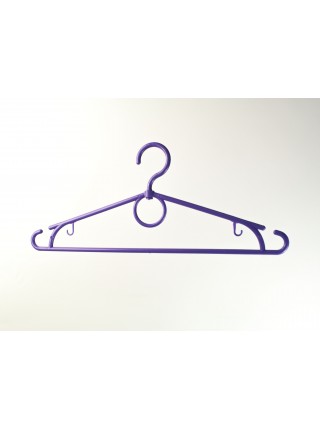 Плечики пластиковые гладкие для легкой одежды «Лето» фиолетовые 39 см