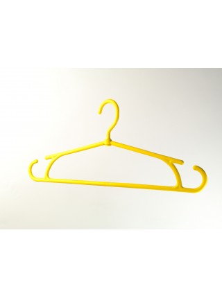 Плечики пластмассовые для тяжелой одежды «Зима» желтые (5%)