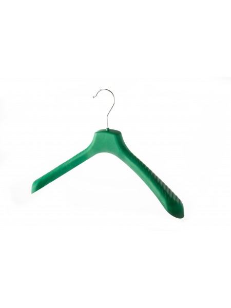 Вешалки широкие пластмассовые для детской верхней одежды ВОП 38/5 зеленые