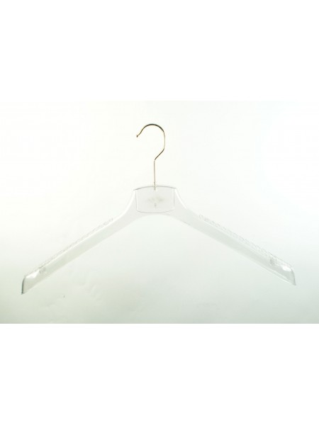 Вешалка для верхней мужской одежды пластиковая ВОП 45/5 GPPS1 прозрачный 45 см.