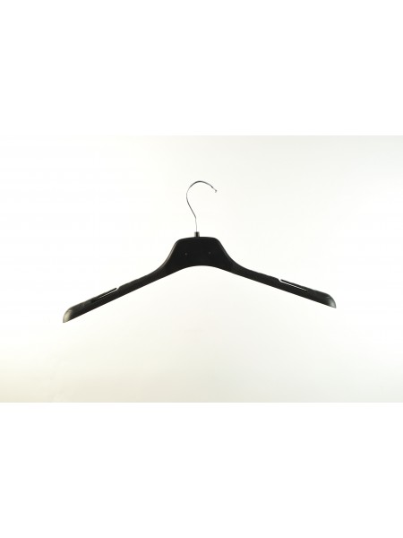 Плечики-вешалка пластиковая универсальная для любых видов одежды ВОП-42/2,8 см S3black (черная) 42 см