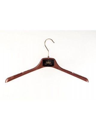 Плечики-вешалка пластиковая универсальная для любых видов одежды ВОП-42/2,8см S2color(G)20517 коричневый 42 см.
