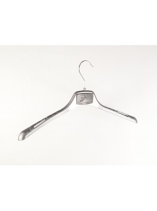 Плечики-вешалка пластиковая универсальная для любых видов одежды ВОП-42/2,8см GPSM2 (серебристый) 42 см.