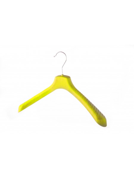 Плечики широкие для детской верхней одежды ВОП 38/5 цветные пластиковые  желтые