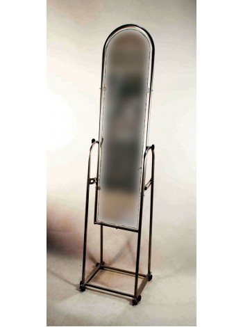 Зеркало напольное черное ширина 25 см